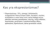 Pristatymas apie ekspresionizmą 2 puslapis