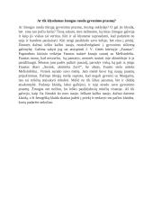 Ar tik klysdamas žmogus randa gyvenimo prasmę?