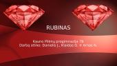 Rubinas ir jo formos
