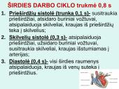 Širdis. Širdies darbo ciklas. Elektrokardiograma 12 puslapis