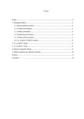 Įmonės strateginė analizė: IĮ "Ladalva"