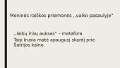 Vaiko pasaulis Šatrijos Raganos apysakoje ,,Sename dvare“ 14 puslapis