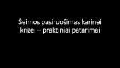 Šeimos pasiruošimas karinei krizei  7 puslapis