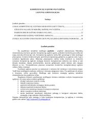 Kompetencijų ugdymo pavyzdžiai. Lietuvių gimtoji kalba