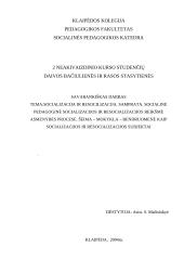 Socializacija ir resocializacija 5 puslapis