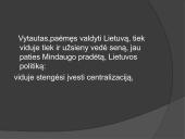 Vytauto Didžiojo vidaus politika 8 puslapis