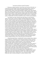 Romantinės pasaulėjautos apraiškos literatūroje