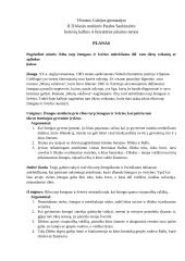 Kalbėjimo planas. Riba tarp žmogaus ir žvėries nubrėžiama dėl tam tikrų veiksnių ar aplinkos įtakos