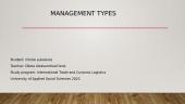Management types 