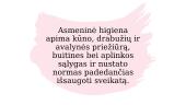 Skaidrės apie higieną 4 puslapis