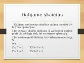 Sveikųjų skaičių dalyba 4 puslapis