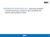 Pagrindiniai rinkos stuktūrų tipai  14 puslapis