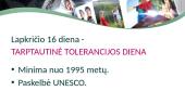 Tolerancija ir tolerancijos diena 6 puslapis