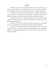 Praktikos ataskaita. Transportas ir logistika 11 puslapis