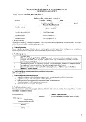 Praktikos ataskaita. Transportas ir logistika 2 puslapis