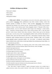 Auklėjimo tikslingumo problema