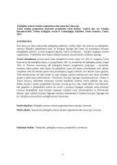 Pabėgėlių statuso teisinio reglamentavimo situacija Lietuvoje 3 puslapis