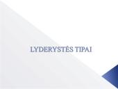 Lyderystės tipų skaidės