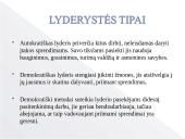 Lyderystės tipų skaidės 9 puslapis