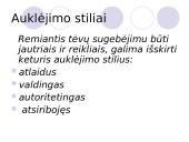 Auklėjimo stiliai ir jų įtaka vaikui 5 puslapis
