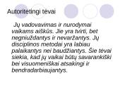 Auklėjimo stiliai ir jų įtaka vaikui 8 puslapis