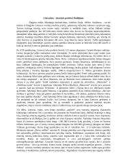 Literatūra - istorinės patirties liudijimas (Nėris, Sruoga)