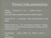 Baltų gentys (skaidrės) 7 puslapis