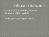 Baltų gentys (skaidrės) 9 puslapis