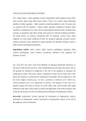 Darbo sutarties nutraukimas darbdavio valia 2 puslapis