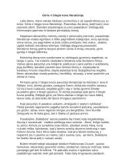 Gėrio ir blogio kova literatūroje (kalbėjimas)