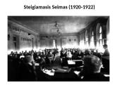 Steigiamasis Seimas (1920-1922)  