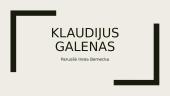 Klaudijus Galenas