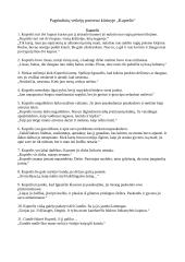 Pagrindinų veikėjų portretai kūrinyje ,,Kuprelis"