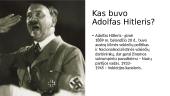 A. Hitleris skaidrės