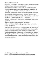 Knygų „Gyvulių ūkis“ „Meilė, džiazas, velnias“ „Musių valdovas“ „Černobylio malda“ konspektai 2 puslapis