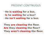 Present Simple and Present Continious rules 6 puslapis