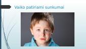 Hiperaktyviu vaiku patiriami sunkumai 6 puslapis