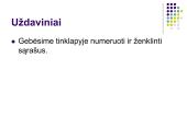 Ženklinamieji ir  numeruojamieji sąrašai  2 puslapis