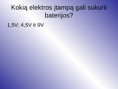 Nuolatinės elektros srovė ir jos šaltiniai 12 puslapis