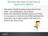 Education of hyperactive child 5 puslapis