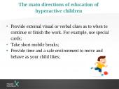 Education of hyperactive child 6 puslapis