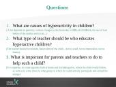 Education of hyperactive child 9 puslapis