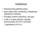 Lietuva Rusijos imperijos valdžioje (skaidrės) 8 puslapis