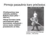 Pirmasis pasaulinis karas (skaidrės) 3 puslapis