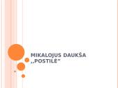 Mikalojus Daukša ,,Postilė”