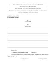 Prašymas dėl statinių pardavimo (dovanojimo) 2 puslapis
