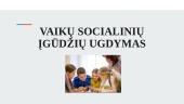 Vaikų socialinių įgūdžių ugdymas 18 puslapis