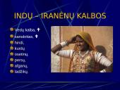 Indoeuropiečių kalbų šeima (skaidrės) 12 puslapis