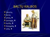 Indoeuropiečių kalbų šeima (skaidrės) 4 puslapis