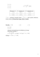 Hipotezių tikrinimas. I ir II rūšies klaidos. Hipotezių apie vidurkius ir dispersijas tikrinimas 2 puslapis